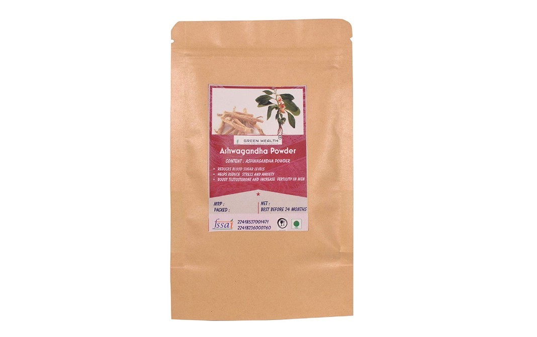 Green Wealth Ashwagandha Powder    Pack  200 grams